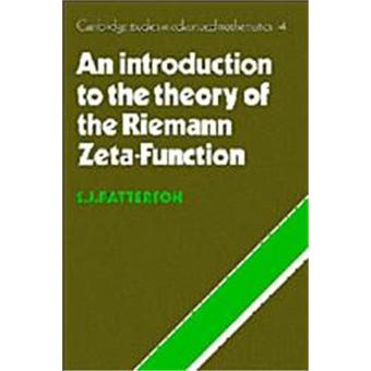 An Introduction to the Theory of the Riemann Zeta-Function - Paperback - 1995 - 1